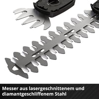 Foarfecă de tuns iarbă și arbuști cu acumulator Einhell GE-CG 18/100 Li-Solo (fără acumulator) - Foarfecă de grădină fără fir 18V 8
