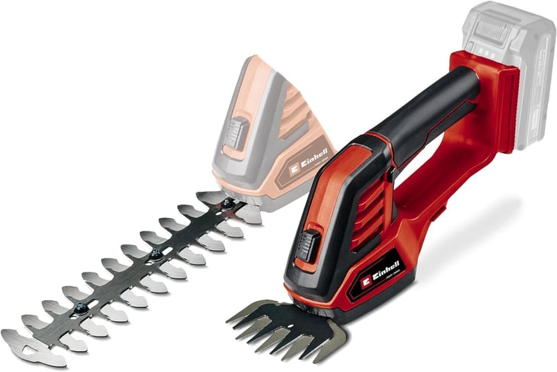Foarfecă de tuns iarbă și arbuști cu acumulator Einhell GE-CG 18/100 Li-Solo (fără acumulator) - Foarfecă de grădină fără fir 18V