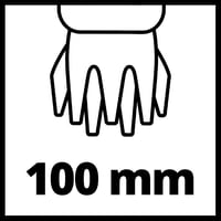 Foarfecă de tuns iarbă și arbuști cu acumulator Einhell GE-CG 18/100 Li-Solo (fără acumulator) - Foarfecă de grădină fără fir 18V 10