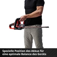Foarfecă de tuns gard viu cu acumulator Einhell GE-CH 18/60 Li-Solo - Fără acumulator și încărcător 5