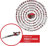 Einhell GE-CH 36/65 Li-Solo Power X-Change akumulatorske škare za živicu - 36V, duljina reza 65 cm, razmak zubaca 30 mm, zakretna ručka, sakupljač odrezaka 2