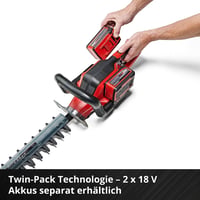 Einhell GE-CH 36/65 Li-Solo Power X-Change akumulatorske škare za živicu - 36V, duljina reza 65 cm, razmak zubaca 30 mm, zakretna ručka, sakupljač odrezaka 8