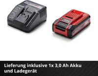 Einhell GE-CM 18/30 Li Kit Power X-Change akumulatorska kosilica - 18V, širina rezanja 30 cm, 150 m², košara 25 L, 3,0 Ah baterija i punjač 10