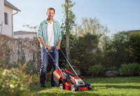 Einhell GE-CM 18/30 Li Kit Power X-Change akumulatorska kosilica - 18V, širina rezanja 30 cm, 150 m², košara 25 L, 3,0 Ah baterija i punjač 4