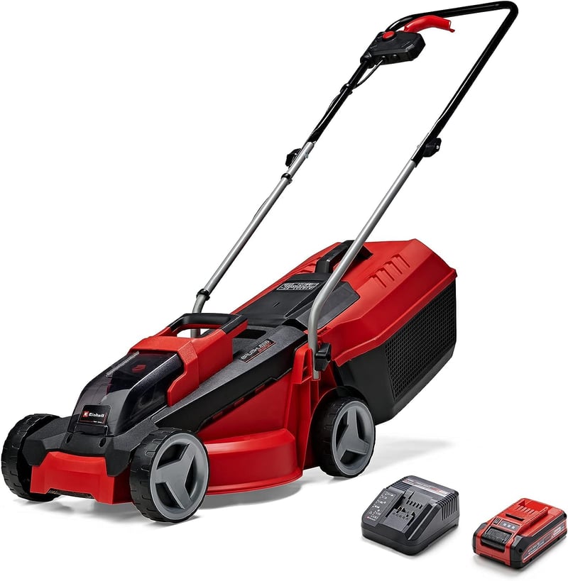 Einhell GE-CM 18/30 Li Kit Power X-Change akumulatorska kosilica - 18V, širina rezanja 30 cm, 150 m², košara 25 L, 3,0 Ah baterija i punjač