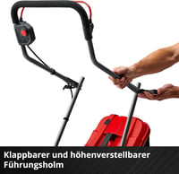 Einhell GE-CM 18/33 Li Kit akumulatorska kosilica Power X-Change 18V, širina reza 33 cm, motor bez četkica, košara 30L, visina košnje 25-65 mm, s 4,0 Ah baterijom i punjačem 8