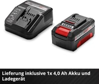 Einhell GE-CM 18/33 Li Kit akumulatorska kosilica Power X-Change 18V, širina reza 33 cm, motor bez četkica, košara 30L, visina košnje 25-65 mm, s 4,0 Ah baterijom i punjačem 10