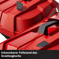 Einhell GE-CM 18/33 Li Kit akumulatorska kosilica Power X-Change 18V, širina reza 33 cm, motor bez četkica, košara 30L, visina košnje 25-65 mm, s 4,0 Ah baterijom i punjačem 7