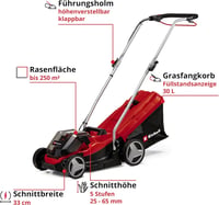 Akumulátorová kosačka Einhell GE-CM 36/33 Li Kit 3