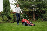 Mașină de tuns iarba cu acumulator Einhell GE-CM 36/43 Li M-Solo Power X-Change – 43 cm, motor fără perii, coș colector 63 L, înălțime de tăiere 25-75 mm, 600 m², fără acumulator 4