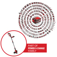 Motocoasă cu acumulator Einhell GE-CT 18/25 Li-Solo - 18V, lățime de tăiere 25 cm, cap motor rotativ, 20 de cuțite din plastic, fără acumulator 2