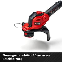 Einhell GE-CT 18/28 Li-Solo akumulatorski trimer za travu, 18 V, širina rezanja 28 cm, zakretna i nagibna glava motora, bez baterije, crvena/crna 10