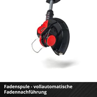 Einhell GE-CT 18/28 Li-Solo akumulatorski trimer za travu, 18 V, širina rezanja 28 cm, zakretna i nagibna glava motora, bez baterije, crvena/crna 8
