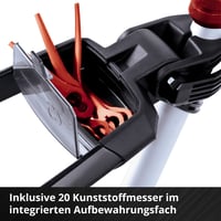 Mașină de tuns iarba cu acumulator Einhell GE-CT 18 Li Set - 18V, lățime de tăiere 24 cm, mâner telescopic, acumulator 2,0 Ah și încărcător 8