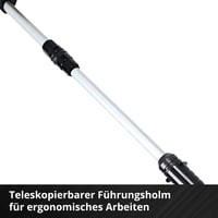 Mașină de tuns iarba cu acumulator Einhell GE-CT 18 Li Set - 18V, lățime de tăiere 24 cm, mâner telescopic, acumulator 2,0 Ah și încărcător 7