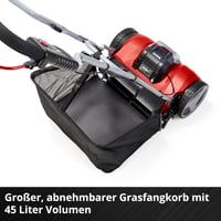 Mașină de tuns iarba cu cilindru Einhell GE-HM 18/38 Li-Solo, lățime de tăiere 38 cm, 18V, Solo (fără acumulator și încărcător) 10