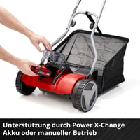 Mașină de tuns iarba cu cilindru Einhell GE-HM 18/38 Li-Solo, lățime de tăiere 38 cm, 18V, Solo (fără acumulator și încărcător) 8