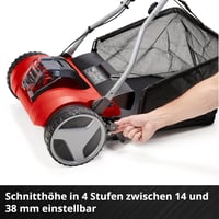 Mașină de tuns iarba cu cilindru Einhell GE-HM 18/38 Li-Solo, lățime de tăiere 38 cm, 18V, Solo (fără acumulator și încărcător) 6