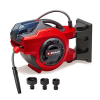 Einhell GE-HR 18/30 Li-Solo Power X-Change akumulatorski kolut za crijevo 18V, s vrtnim crijevom od 30 m, automatsko namotavanje, zakretanje za 180°, s zidnim nosačem 1