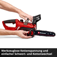 Drujba cu acumulator Einhell GE-LC 18/25 Li-Solo - Ferăstrău cu acumulator de 18V pentru grădină, Solo (fără acumulator și încărcător) 6