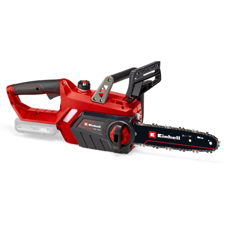 Drujba cu acumulator Einhell GE-LC 18/25 Li-Solo - Ferăstrău cu acumulator de 18V pentru grădină, Solo (fără acumulator și încărcător)