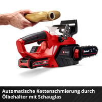 Drujba cu acumulator Einhell GE-LC 18/25 Li-Solo - Ferăstrău cu acumulator de 18V pentru grădină, Solo (fără acumulator și încărcător) 8