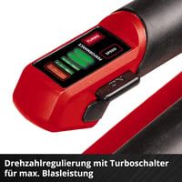 Einhell GP-LB 18/200 Li E-Solo Power X-Change akumulatorski puhač lišća - 18V, motor bez četkica, regulacija brzine, aksijalna tehnologija puhanja, bez baterije 7