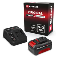Set de pornire original Einhell PXC acumulator 4,0 Ah și încărcător – pentru sistemul Power X-Change 1
