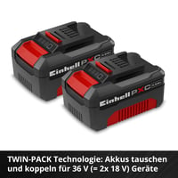 Set de pornire original Einhell PXC acumulator 4,0 Ah și încărcător – pentru sistemul Power X-Change 10