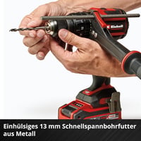 Mașină de înșurubat și găurit cu percuție cu acumulator Einhell Professional TP-CD 18/120 Li-i BL-Solo - Solo (fără acumulator și încărcător) 9