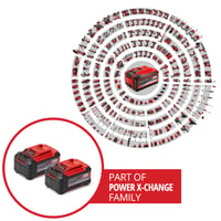 Einhell PXC Twinpack 18V 5,2 Ah Li-Ion akumulátorová súprava 2 ks – pre univerzálne PXC náradie, LED displej, proaktívna správa akumulátora 3