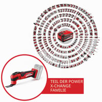 Unealtă multifuncțională cu acumulator Einhell VARRITO Power X-Change 18V – 11000-20000 rpm, sistem de prindere a sculei cu 12 trepte, fără acumulator și încărcător 2