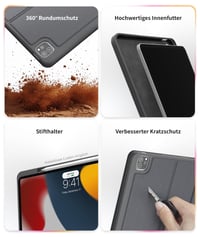 Magnetické puzdro s klávesnicou eip Magnetix pre iPad Pro 11" (M5 2025 / M4 2024) – Magnetické ochranné puzdro so zabudovanou klávesnicou 7