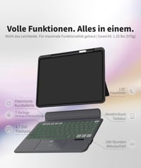 Magnetické puzdro s klávesnicou eip Magnetix pre iPad Pro 11" (M5 2025 / M4 2024) – Magnetické ochranné puzdro so zabudovanou klávesnicou 3