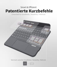 Magnetická klávesnica eip Magnetix pre modely iPad Air 13" M4/M3/M2 – magnetické pripojenie, maďarské rozloženie klávesov 4