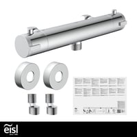 Baterie de duș termostatată EISL CLAUDIO CLT168ACR cromată - cu blocare de siguranță la 38°C, baterie cu monocomandă 10