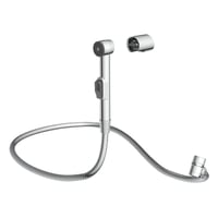 Baterie de bucătărie EISL DX25 cu duș extractibil pentru bucătărie, baie, spălătorie sau atelier, cu furtun (150 mm) și adaptor, crom 1