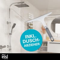Sprchový set EISL EASY DELUXE DX12011 s hlavovou sprchou (300x300 mm) a ručnou sprchou, bez batérie, na dodatočnú montáž, so stierkou na sklo 7