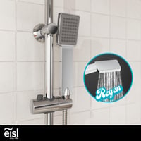 Set de duș EISL EASY ENERGY DX12004-A 2 în 1 cu pară de duș tip ploaie mare (176 x 176 mm) și duș de mână, montabil în găurile existente, cu kit complet de instalare 3