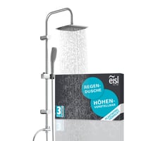 EISL EASY FRESH DX12006 Set za tuširanje 2 u 1 s nadglavnim tušem (250x200 mm) i ručnim tušem, montaža na postojeće rupe, kompletan set za montažu 1
