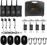 EJEAS FBIM Bluetooth intercom fejhallgató szett focibírónak - 1500M, 4 db 6