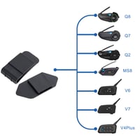 EJEAS držiak na motocyklovú prilbu pre Bluetooth interkom headset V6/V7/V4Plus/Q8/Q7/Q2/MS8 čierny 2