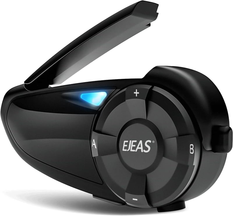 EJEAS Q7 Bluetooth 5.1 Motoros Sisak Interkom Rendszer Stereo Hanggal