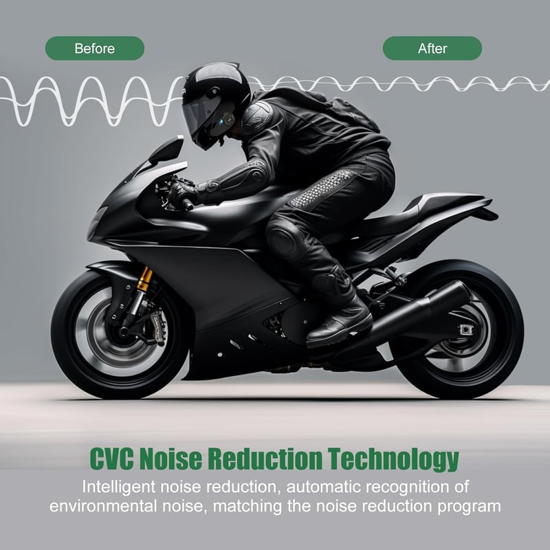 EJEAS Q8 Mesh 3.0 Motoros Sisak Bluetooth Intercom 6 Személyes Kommunikációs Rendszer 2db