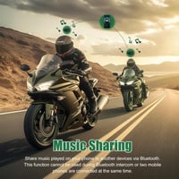 EJEAS Q8 Mesh 3.0 Motoros Sisak Bluetooth Intercom 6 Személyes Kommunikációs Rendszer 2db 3