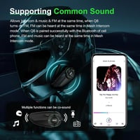 EJEAS Q8 Mesh 3.0 Motoros Sisak Bluetooth Intercom 6 Személyes Kommunikációs Rendszer 2db 8