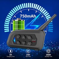 EJEAS V4C Plus Profi Futball Bíró Bluetooth Headset 1200M 4 Személyes Teljes Duplex Kommunikáció 5