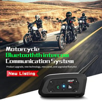 EJEAS V6 Pro+ Bluetooth motoros sisak intercom 6 fős csoportbeszélgetéshez 2