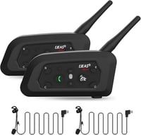 EJEAS V6C Bluetooth Intercom Fejhallgató Futball Kézilabda Bíróhoz 800m 2db 1
