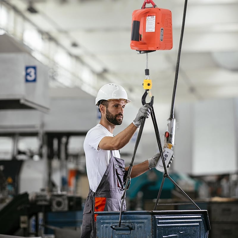 Ejoyous 500 kg elektromos csörlő vezeték nélküli távirányítóval 1500W